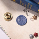 Alphabet Letters Wax Sealing Stamp Head Round Copper Stamps Craft Decor (L)