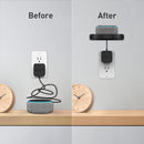 1pc Smart Bluetooth-compatible Speaker Wall Bracket Outlet Holder (Black) Newly