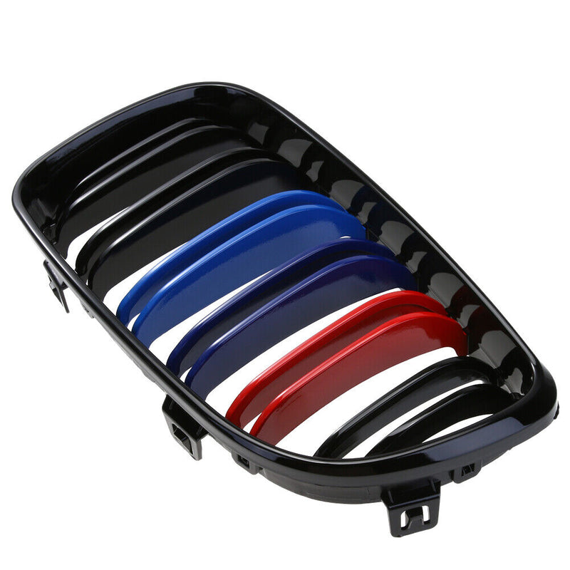 1 Pair Racing Grills ABS Front Kidney Grille Detachable for 1 Series E81 E87