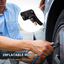 2 in 1 Inflatable Pump Car Tire Air Chuck Valve Connector Adapter (A)