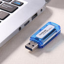 4 in 1 Memory Card Reader USB 2.0 All in One Cardreader for Micro SD TF M2 Newly