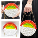Anti-Stress Push Bubble Chain Bag Decompression Press Squeeze Cute Handbag