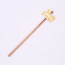 10pcs Paper Straws Wedding Team Bride Drinking Straws Birthday Party Decora
