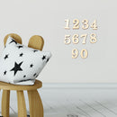 10pcs Rustic Wooden Digital Number DIY Handcraft Table Scatter Home Decorat