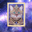 5D DIY Special Shaped Diamond Painting Noble Cat Cross Stitch Embroidery