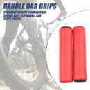 2pcs Bicycle Soft Foam Silicone Sponge Anti-slip Handle Bar Grips (Red) Newly