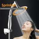 Adjustable High Pressure Water Saving Perforated Shower Head Set (6in) Newly