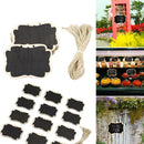 School Supplies Hemp Rope Price Tags Blackboard Chalkboard Message Labels