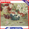 Lily Flower Oil Canvas Picture DIY Paint By Numbers Kit Hand Painted Home Decor