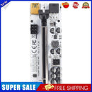 VER012 Max PCI-E Riser PCI Express 1x 16x Adapter Extension Cable (Black)