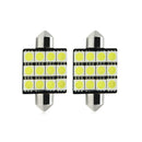 Error Canbus White Festoon Light Car LED Reading Bulbs C5W Dome Lamp For 4Pcs
