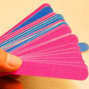 Double Sided Sandpaper Nail Files STRAIGHT Fine Grit Acrylics cca File G0V1