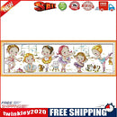 14CT Stamped Cartoon Embroidery Canvas Cross Stitch (K950 Ballet School)
