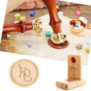 Wax Seal Stamp Brass Heads, Roman Alphabet Sealing Wax for Wine Packages, 3