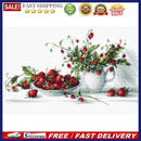 Partial Embroidery Strawberry Printed Canvas DIY 11CT Needlework Sets Decor