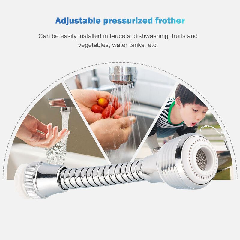 Sink Faucet Sprayer Attachment Movable Anti-Splash Kitchen Tap Head (B) Newly