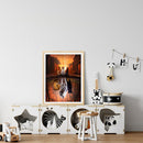 Full Embroidery DIY Canvas Stamped 11CT Cross Stitch Three Cats Kit Art Orn