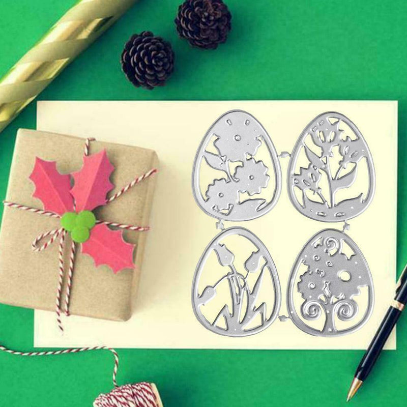 Easter Egg Metal Cutting Dies Stencil Scrapbookings Album Stamps DIY Papers B5B8