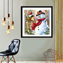 5D DIY Full Drill Diamond Painting Christmas Snowman Cross Stitch (B1450) Newly