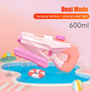Shower Water Gun Children Water Toys Dual-Mode Kids Spray Water Gun (Pink)