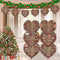 Wishes Meaningful Gift Christama Tree Pendant Inspirational Wooden Heart-shaped