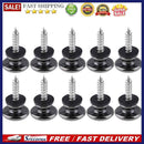40pcs Electric Acoustic Guitar Strap Lock Buttons Bass Strap Buckle(Black)