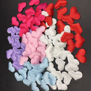 Table Decoration Wedding Party Throwing Rose Petals Love Heart Padded Fabric