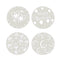 4 pcs/set DIY plastic stencil set cake decoration tools K0D5 V8Q3 F4S5