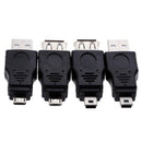 10pcs USB3. 0 OTG 5pin F/M Charger Adapter Converter USB Male to Female