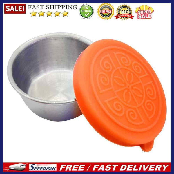 Condiment Containers with Lids - 1.7 oz Salad Dressing Cup to Go (Orange)