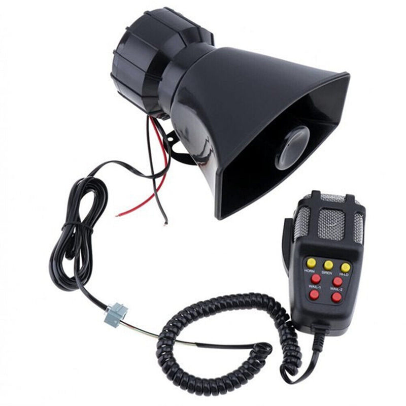 Car Multi-function Speaker Police Siren Motorcycle 12V 100W Multi-Tone Horn