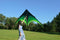 Large Delta Kite For Kids And Adults Single Line Easy Kite w Fly Handle To S9S8