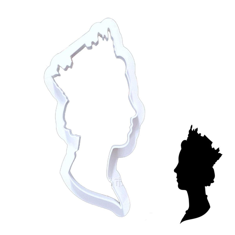 Queen Lisabeth II Fondant Mould Cookie Cutter Pastry Icing Cake Mold#