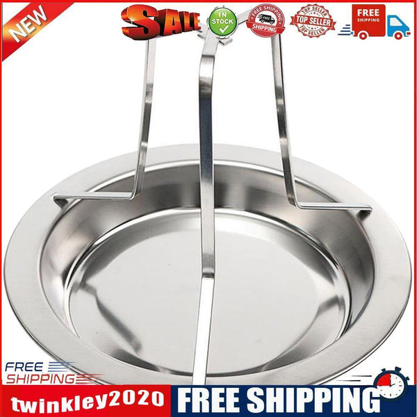 Stainless Steel Chicken Roaster Rack Plate Non Stick DIY BBQ Grill Stand