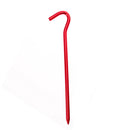 6pcs Tent Nails 18cm Aluminium Stake Pegs Camping Fixed Ground Nail (Red) Newly