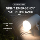 USB Mini Outdoor Inflatable Mat Air Pump Camping Emergency Lighting (White)