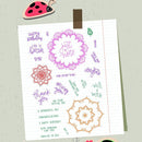 DIY Flower Pattern Transparent Silicone Stamp Album Photo Cards Decor Gifts