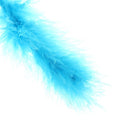 Pet Teaser Feathers Bell Stick Cats Catcher Interactive Wand Toys (Blue)