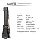 Light Focus Outdoor Light Flashlight Torch Powerful Flashlight Rechargeable