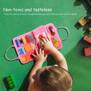 Kids Montessori Toys Educational Buckle Training Sensory Baby Busy Board