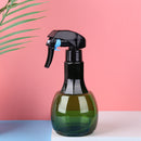 400ml Plastic Transparent Spray Bottle Empty Haircut Mist Sprayer (Green) Newly