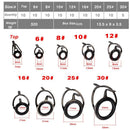 Steel Tip Repair Kit Fishing Rod Guide Eye Ceramic Ring Tackle Box Accessories