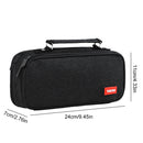 Large Capacity Pencil Case Spacious Canvas Stationery Storage Bag (Black)