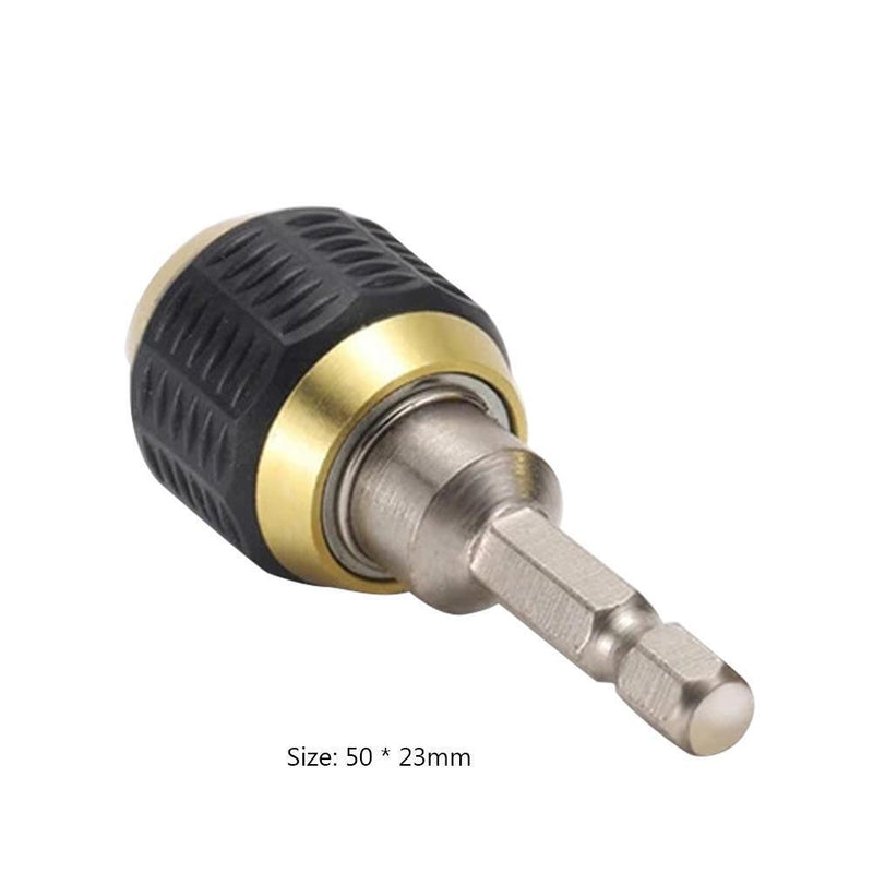 5pcs 1/4 inch 50mm Hexagonal Shank Quick Coupling Drill Bit Adapters