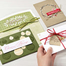 Olive Leaves Metal Cutting Dies + Silicone Stamps Set for Scrapbooking DIY