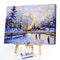 Ski Digital Canvas Handmade Acrylic Color Drawing Kit DIY Hand Painted Artwork