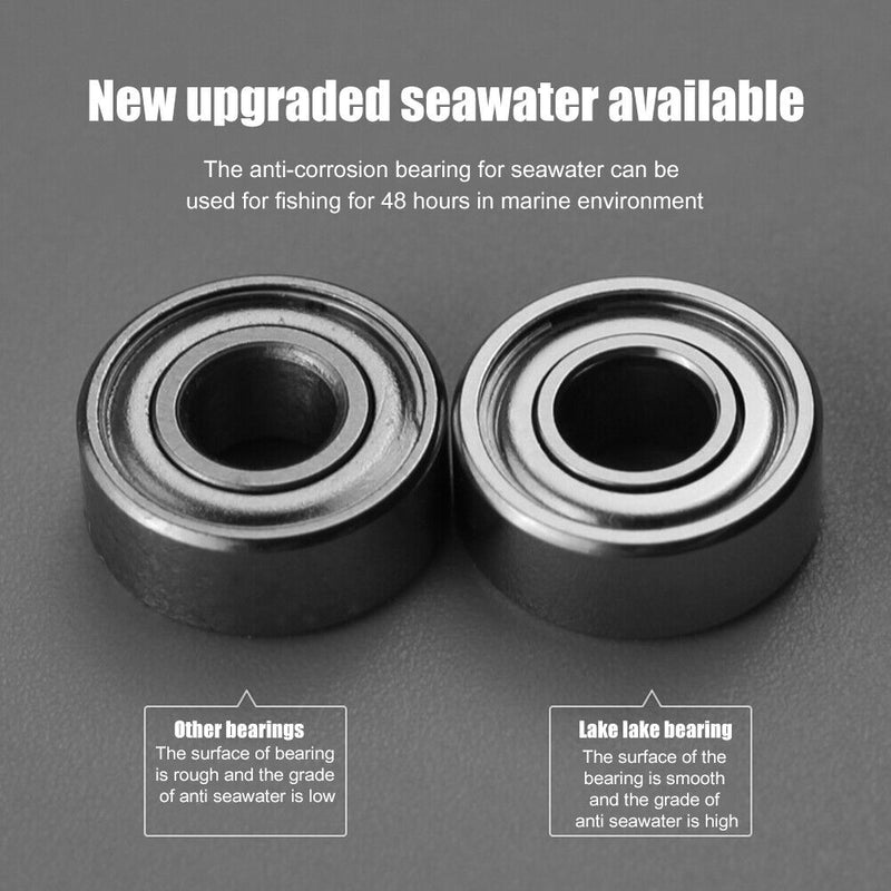 Fishing Reel 12+1BB Dripping Wheel 7.2:1 Gear Ratio Brake System Accessories