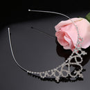 Rhinestone Crystal Tiara Hair Band Kid Girl Bride Princess Prom Crown