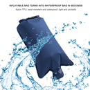 Outdoor Inflatable Mattress Bag Ultralight Camping Air Pouch (Navy Blue) Newly