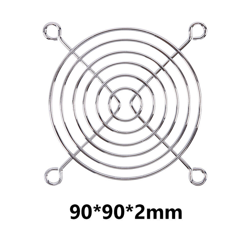 5pcs PC Case Fan Grills Computer Cooling Fan Finger Guard Protector (90mm)